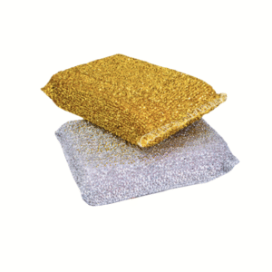 ESPONJA SUAVE ORO/PLATA